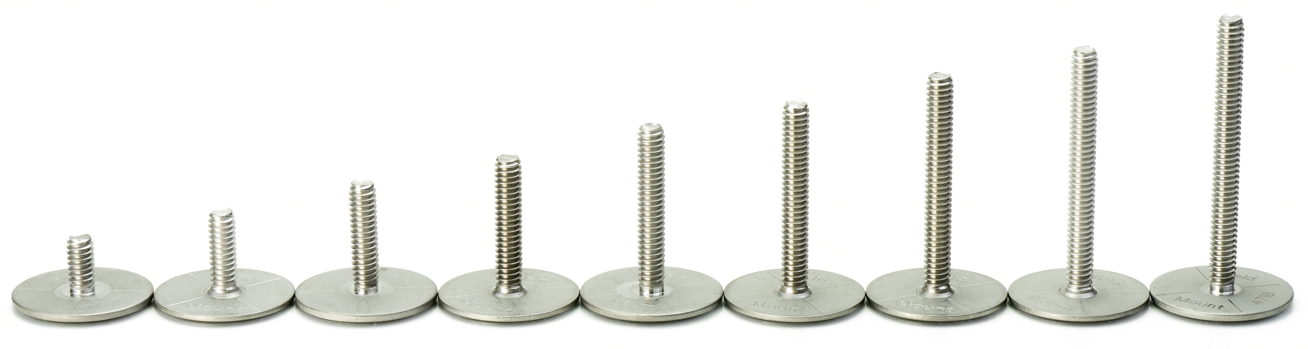 Threaded Studs: 1/4”-20